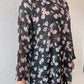 Baju Kurung Bunga Hitam