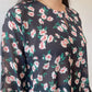 Baju Kurung Bunga Hitam